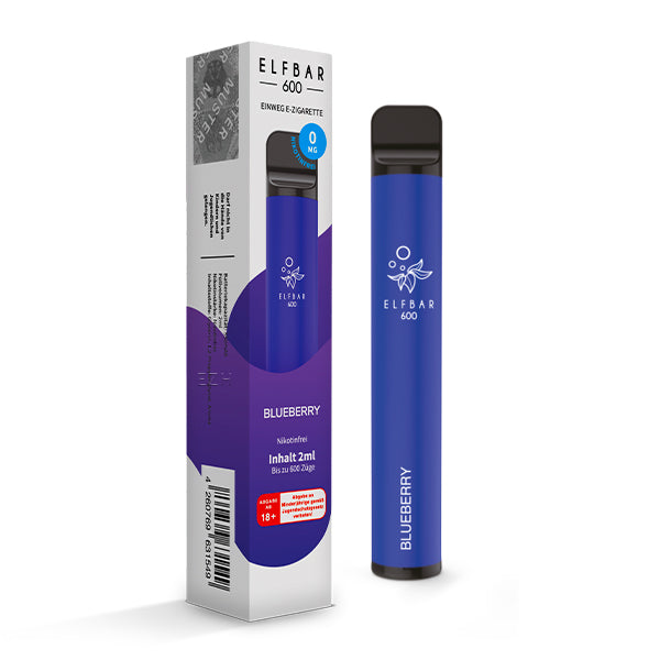 Elf Bar 600 - Blueberry Nikotinfrei Code be Calm Elf Bar 600 - Blueberry Nikotinfrei Code be Calm