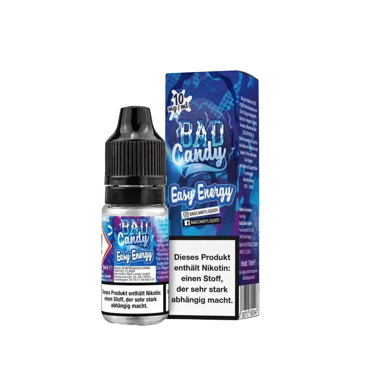 Bad Candy Nikotinsalz Liquid Easy Energy