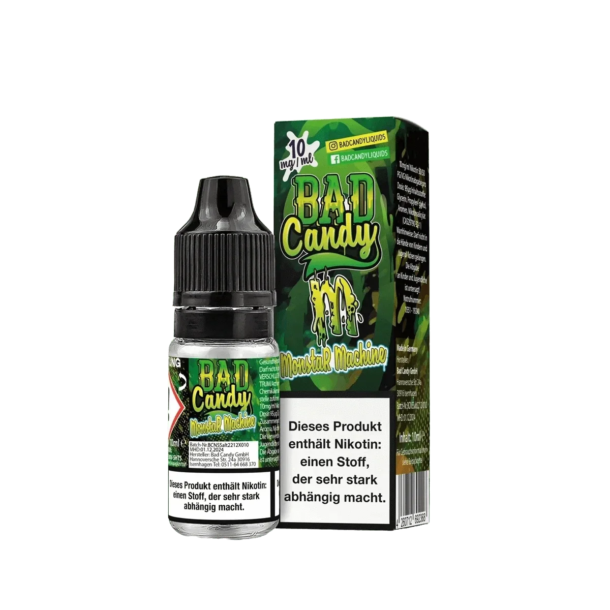 Bad Candy Nikotinsalz Liquid MonstaR Machine