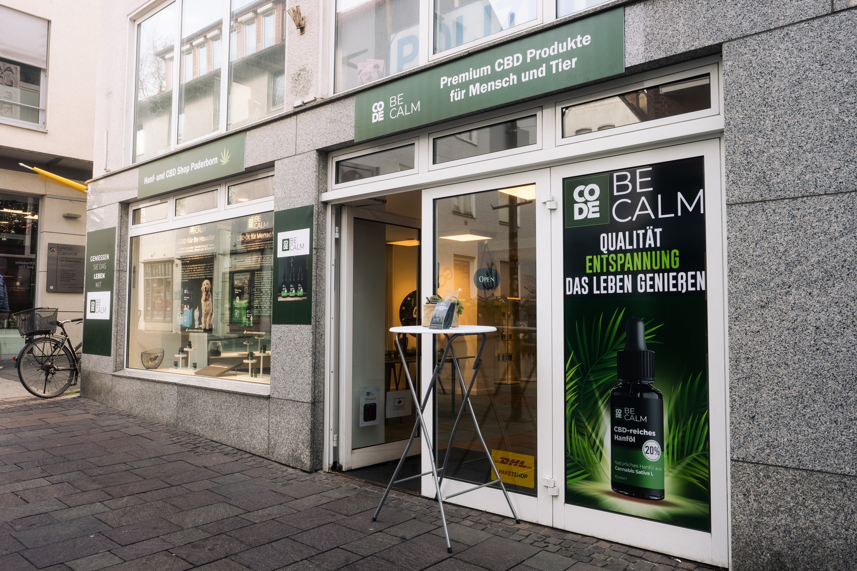 CODE BE CALM Ladengeschäft in der Rosenstraße 16, Paderborn