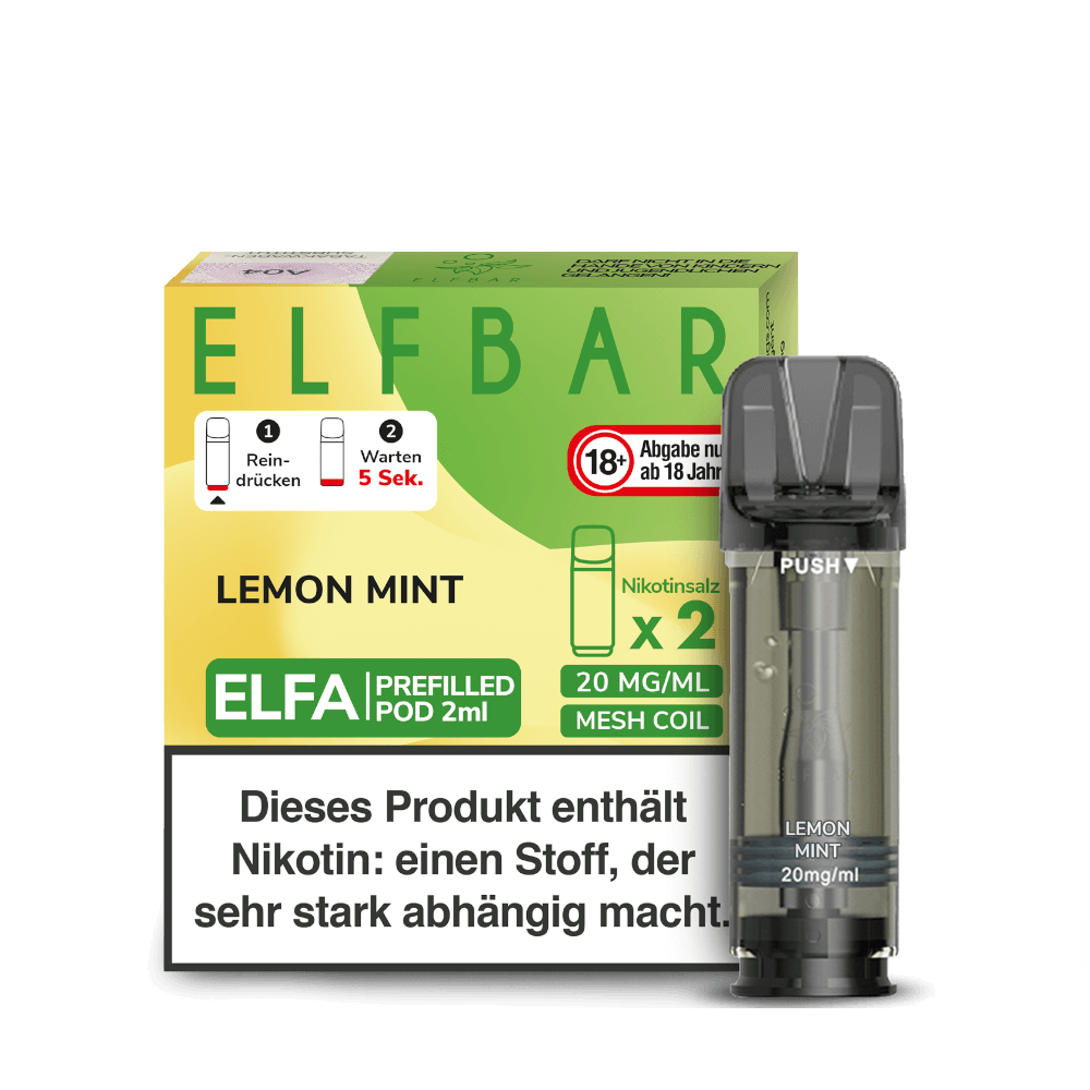 Elfbar ELFA Pod Lemon Mint 2er Pack