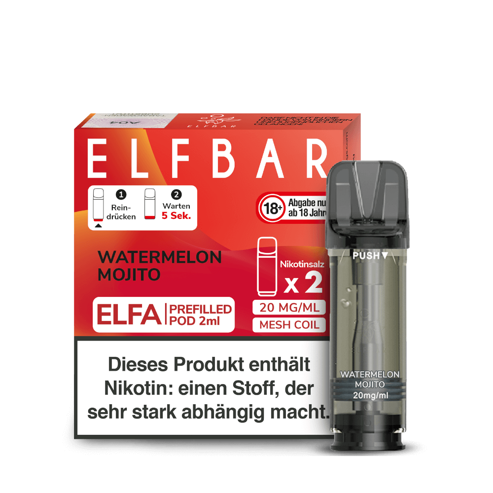Elfbar ELFA Pod Watermelon Mojito 2er Pack