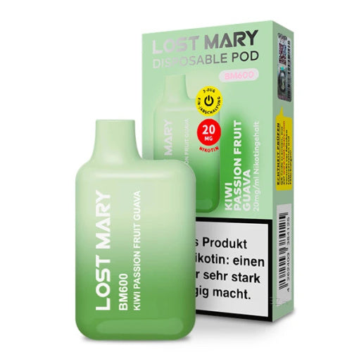Lost Mary BM600 Kiwi Passionfruit Guave