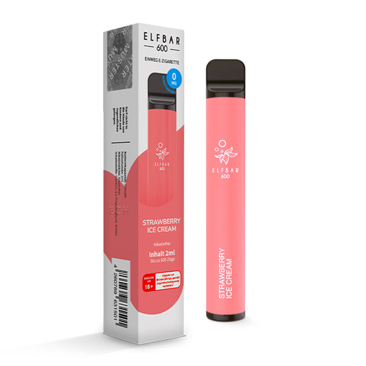 Elf Bar 600 - Strawberry Ice Cream Nikotinfrei