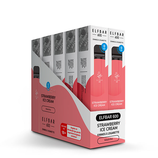 Elf Bar 600 - Strawberry Ice Cream Nikotinfrei