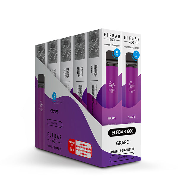 Elf Bar 600 - Grape Nikotinfrei