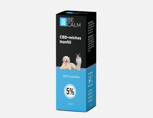 CBD Haustieröl von Code Be Calm 5%