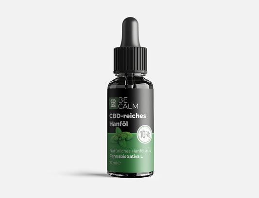 CBD Vollspektrum Öl Minze von Code Be Calm