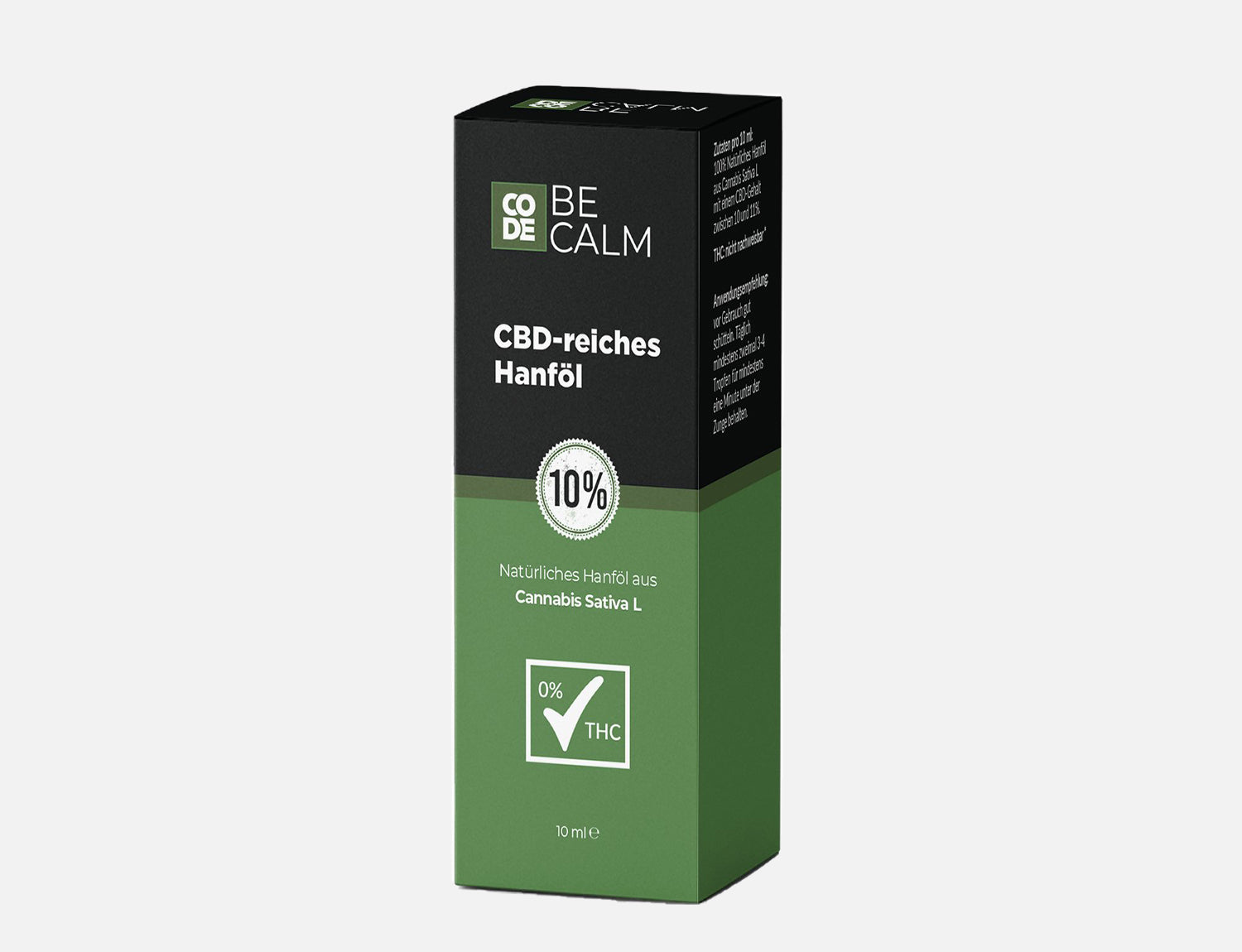 Vollspektrum CBD Öl 10% von Code Be Calm