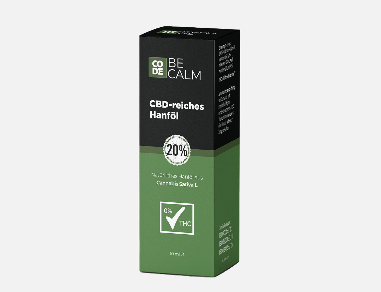 Vollspektrum CBD Öl 20% von Code Be Calm